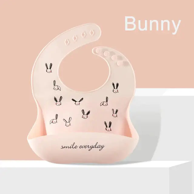 Silicone Baby Bib - Scarf type